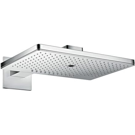 AXOR ShowerSolutions overhead shower 460 / 300 3jet with shower arm and square rosette 35282000
