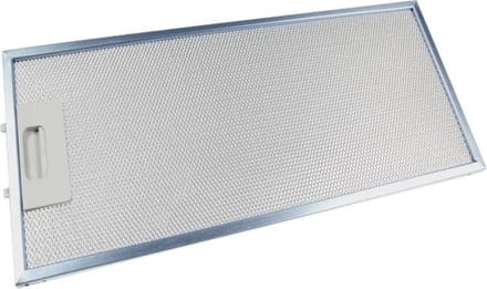 2x Respekta Metaalfilter 456x185x8mm GRI0025433A