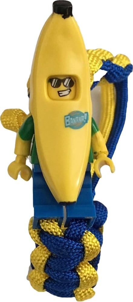Kinderarmband gevlochten bouwblokjes