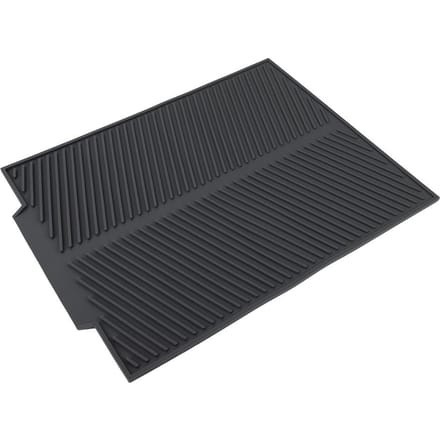 Tapis Égouttoir Extra Large Premium en Silicone Résistant à la Chaleur (Gris) gris