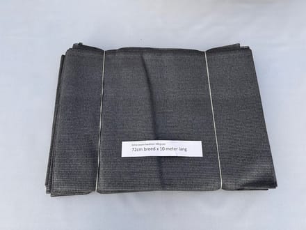 Camobob schaduwdoek coupon 72x1000cm grey, 340grams