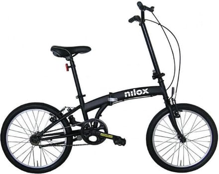 Licht en opvouwbaar Stadsfiets Nilox Zwart 20"