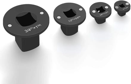 4-Delige Slagmoersleutel Adapter Set - Universele Dop Verloopstukken voor Ratel en Slagsleutel
