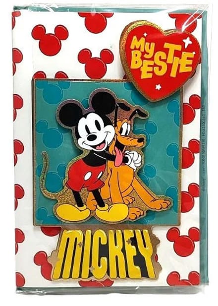 Disney Mickey Bestie 3D Wenskaart