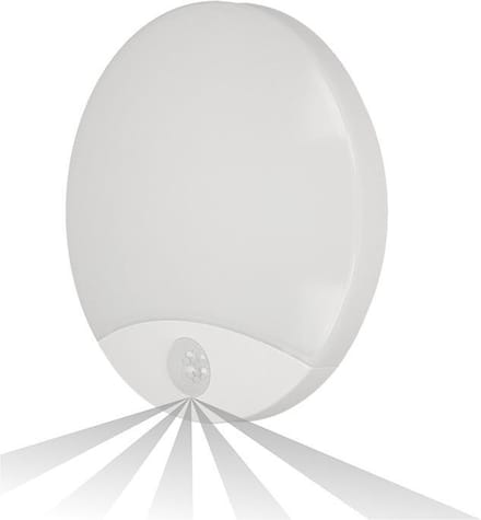 VIRAZON LED wandlamp met PIR bewegingssensor - Plafondlamp 4000K - 160° Sensor Plafonniere - 15 Watt - Wit