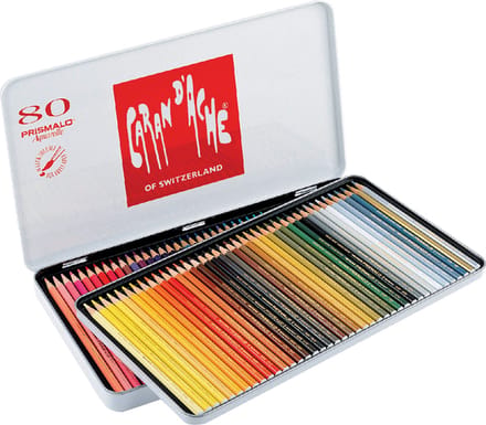 Kleurpotloden Caran d'Ache Prismalo 80 stuks assorti