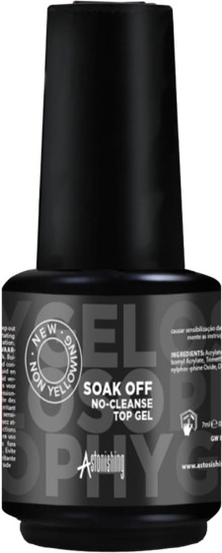 Astonishing Essentials Soak Off No-Cleanse Top Gel 7ml