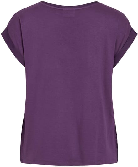 VILA - VIELLETTE S/S SATIN TOP - NOOS - Dames - Blouses