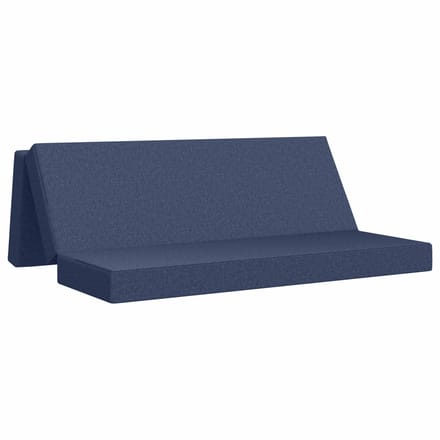 vidaXL - Vouwbare - Sofa - Bed - 180 - x - 67 - x - 45 - cm - Blauw