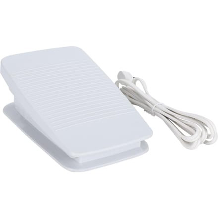 Naaimachine Voetpedaal Controller Plastic Multifunctioneel Enkel Gat Stroomkabel white