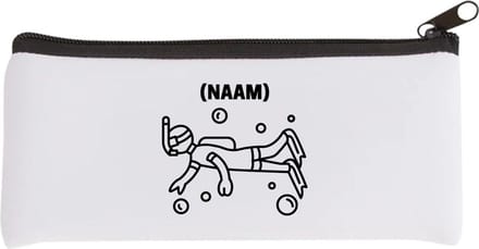 Akyol - duiken met eigen naam Etui - Zwemmen - duiker - sport - 20 bij 9 cm