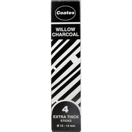 Houtskool Coates 12-14mm doos à 4 stuks
