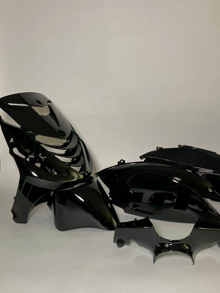 Piaggio Zip Stickerset - Striped - Zwart