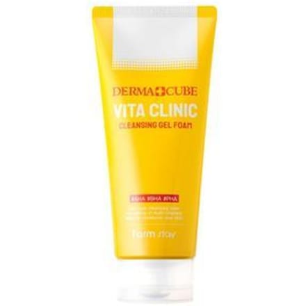 Farmstay - Dermacube Vita Clinic Cleansing Gel Foam 180ml