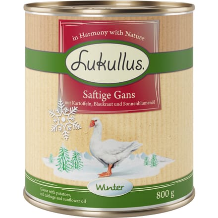 Lukullus Winter-Menu: Sappige Gans - 6 x 800 g