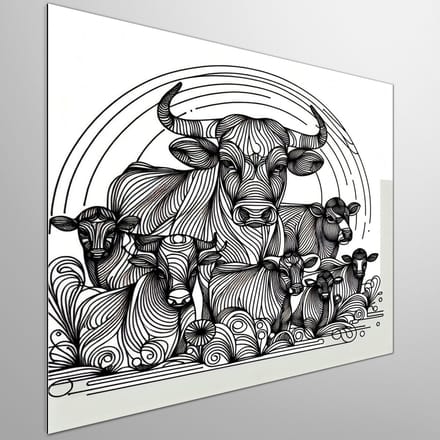 Kunstprint | Wanddecoratie | Dibond | 20 × 20 cm