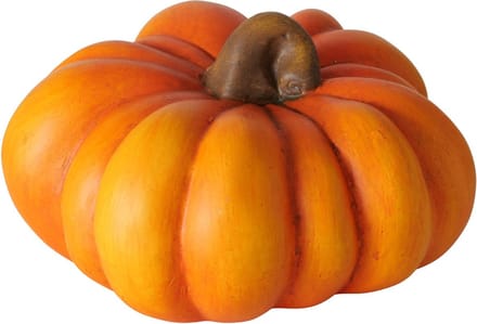 Oranje pompoen van keramiek Boltze 16 cm