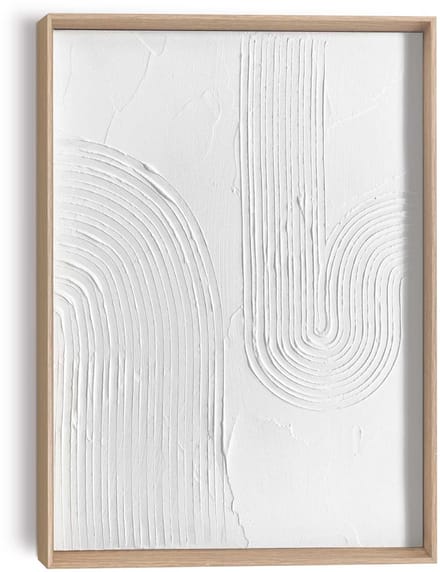 Schilderij 3D Art Natuurlijke Vormen - 40 x 30 - Hout - REINDERS