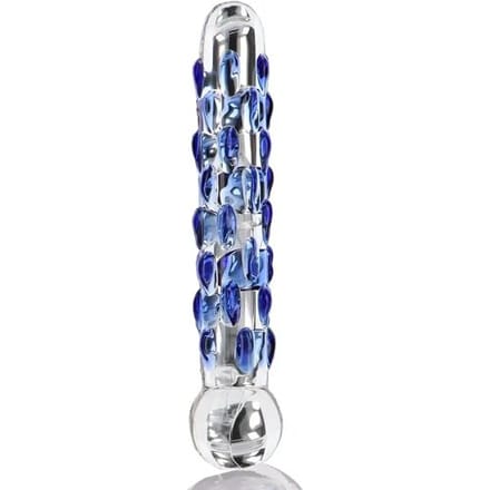 ToyJoy Glass Worxx Diamond Dazzler Dildo - 18 cm