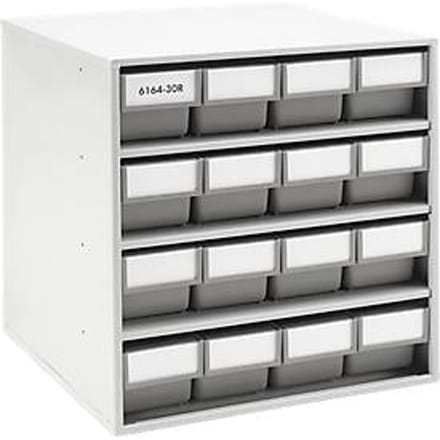 Onderdelenkastje 6164-30R, 16 schuifladen