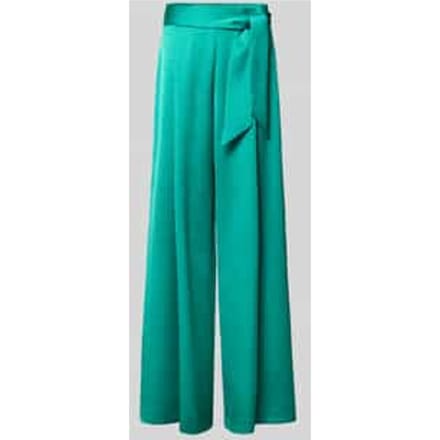 relaxed fit pantalon van satijn