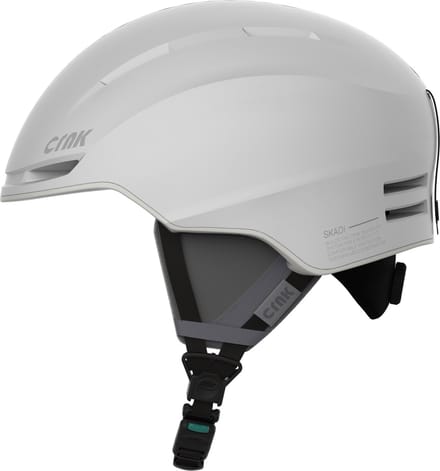 CRNK Skihelm – SKADI - Dames Heren Unisex – Magnetische sluiting – Wit - Maat M