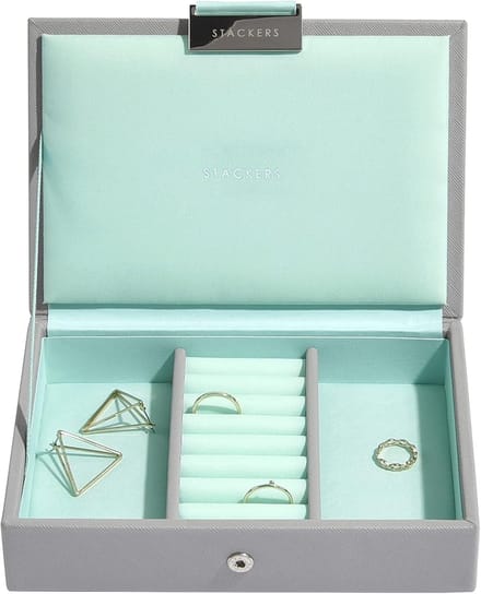 Mini Juwelendoos met Deksel voor Ringen, Oorbellen en Armbanden