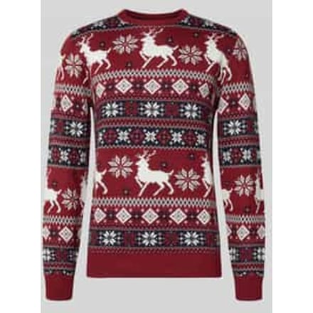 Gebreide pullover in all-over look