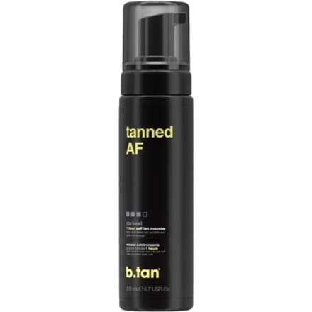 b.tan, Tanning AF, 1 Uur Zelfbruinende Mousse, Donkerste, 200 ml (6,7 fl oz) black