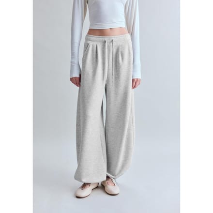 Stradivarius Barrel-joggingbroek met zachte touch en stoppers  Grijs melange M