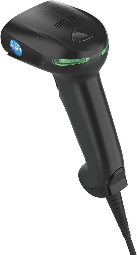 Handscanner USB - Barcodelezer - Winkelwerk - IP52 Waterbestendig - 16x7x10cm - Zwart