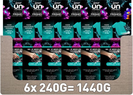 Lenor Unstoppables Geurbooster Fresh Scent - 6 x 240 gram - Wasparfum