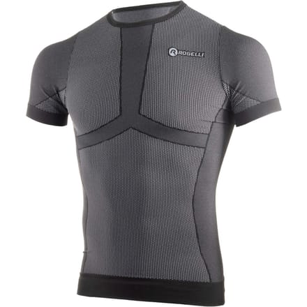 Rogelli - Maat S/M - Chase Ondershirt - Korte Mouwen - Heren - Zwart