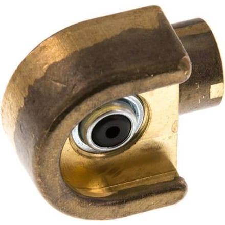 22mm Vlak DIN 3404 Smeernippel Mondstuk G 1/8" Binnendraad