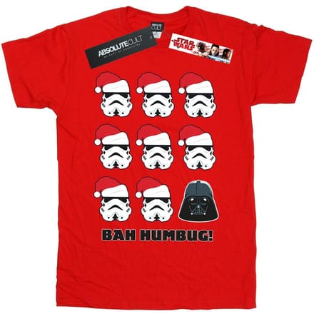 Star Wars Heren Kerstmis Humbug T-Shirt (Rood)