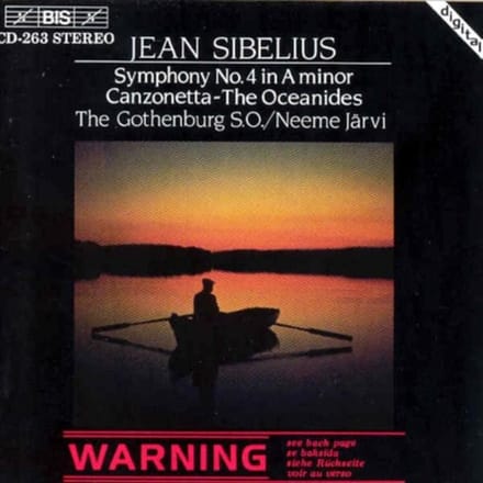 Gothenburg Symphony Orchestra, Neeme Järvi - Sibelius: (Compl.Ed. 12), Symphony No.4 (CD)