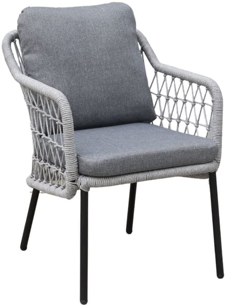 Nova dining tuinstoel | rope | lichtgrijs | 2 stuks | €159,- pst