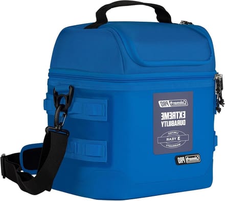 Zachte Koelbox - Lunchtas - Buitenactiviteiten - 30 uur koel - 16 blikjes - Blauw