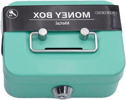 Kleine Lock Box - Compacte Kluis Spaarpot - Veilig Geld Opslaan - Sleutel Vergrendeling