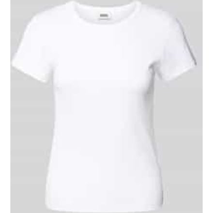 Slim fit T-shirt met ronde hals, model 'KOALE'
