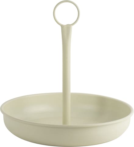 Gusta - Schaal met Handvat - Wit - ø25x24cm