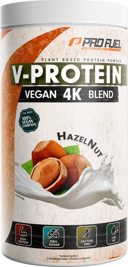ProFuel V-Protein 4K Blend (750g) Hazelnut - Eiwitten - Veganistisch eiwit