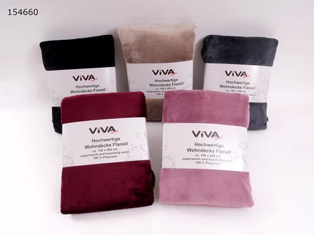 Microvezel Fleece deken 150 x 200 cm - Roze