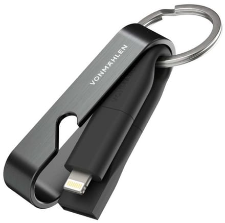 Vonmählen, High Six 6-in-1 Kabel - USB-A/C naar Micro/USB-C/Lightning - 3A, Zwart