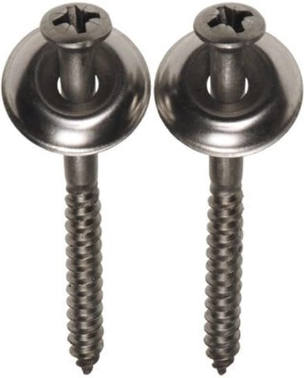 Asf Schroef Rvs 70Mm+Plug+Krlring 2/Set