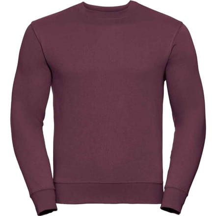 Russell Heren Authentiek Sweatshirt (Bourgondië)