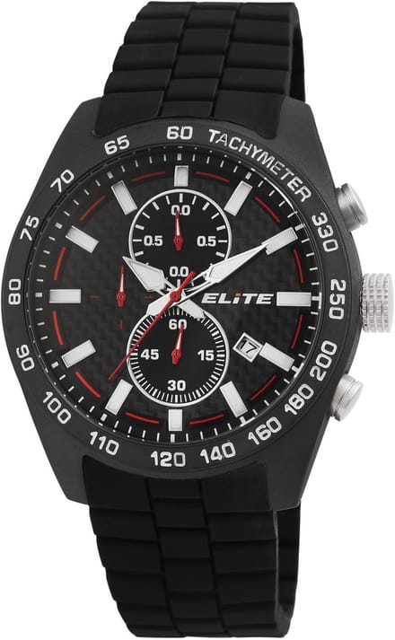 Elite Herenhorloge Silikon Datumsanzeige