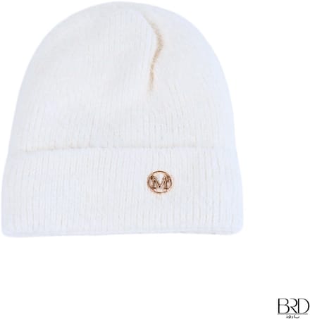 BRD Winter® | Witte Wollen Muts | Elegante Dames Wintermuts wit