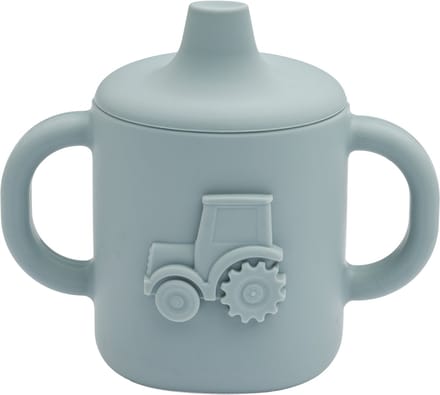 Liewood Amelio Sippy Cup - Tractor - Blue