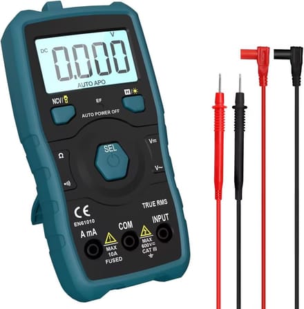 Digitale Multimeter met Auto Range en True RMS - Geavanceerde Spanningstester voor AC/DC Volt